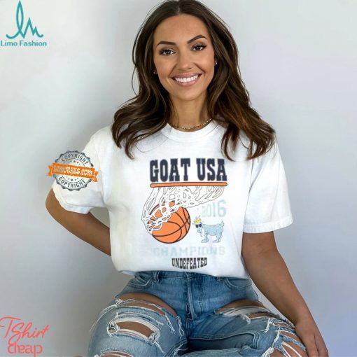 GOAT USA Youth Undefeated Basketball T Shirt