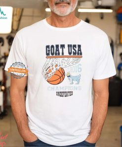 GOAT USA Youth Undefeated Basketball T Shirt