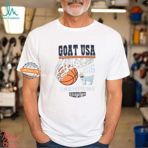 GOAT USA Youth Undefeated Basketball T Shirt