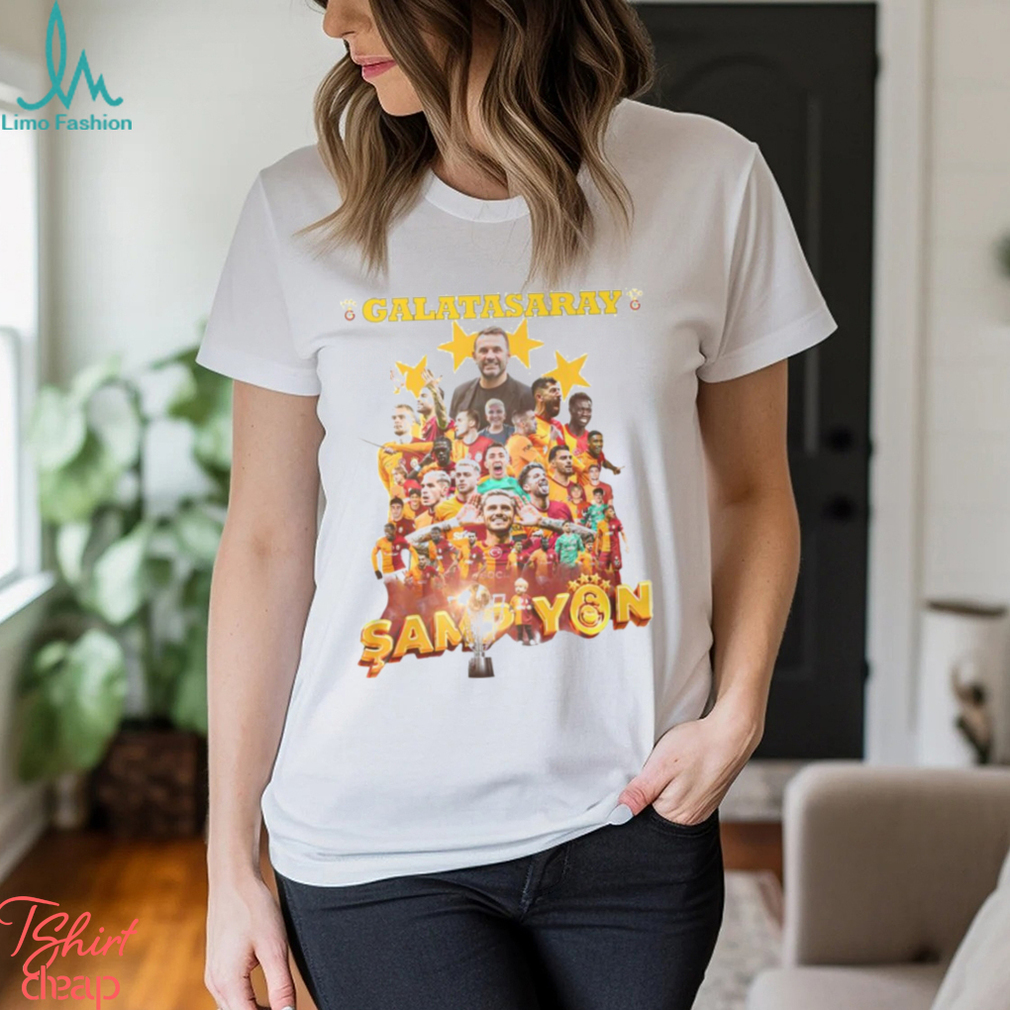 Galatasaray Super Lig Sampiyon 2024 T Shirt Galatasaray Super Lig Sampiyon 2024 T Shirt
