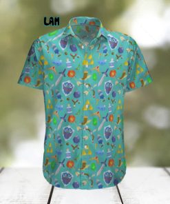 Game Item Pattern Hawaiian Shirt