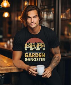 Garden Gangster Retro Vintage Gardening T Shirt