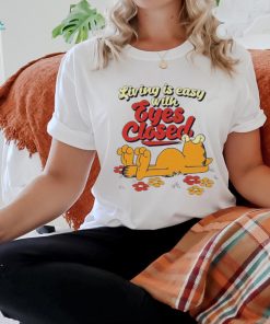 Garfield living is easy with eyes closed shirt