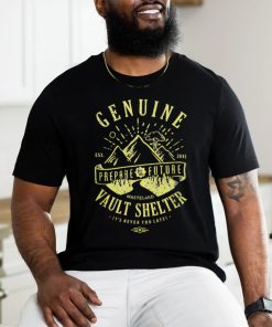 Genuine wasteland vault shelter prepare for the future It’s never too late est 2161 shirt