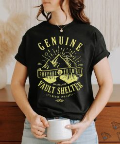 Genuine wasteland vault shelter prepare for the future It’s never too late est 2161 shirt