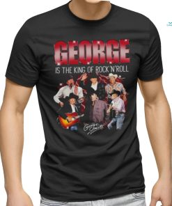 George strait is the king of rock and roll true fan shirt