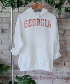 Georgia Ga Vintage Athletic Sports Red Style T Shirt