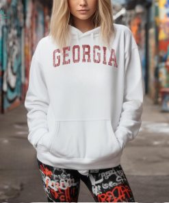 Georgia Ga Vintage Athletic Sports Red Style T Shirt