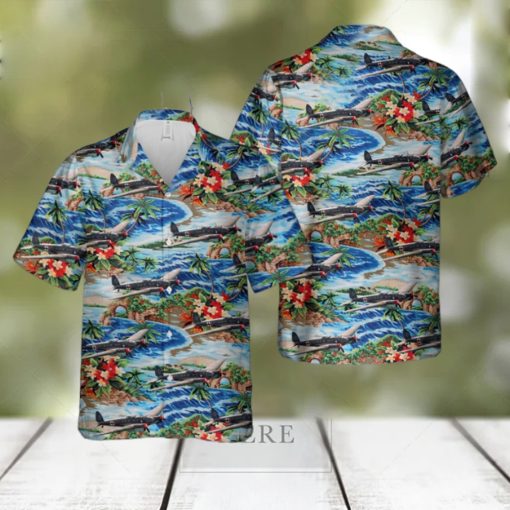 German Air Force Heinkel He 111 Bomber Aircraft In WW2 Hawaiian Shirt