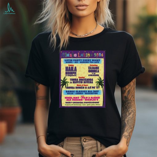 Glasto Latino 2024 Latin Party Every Night Schedule List Date And Bands Shirt