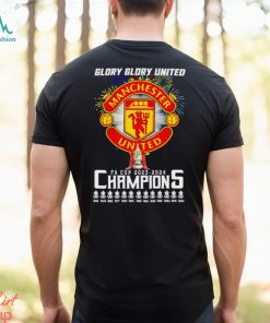 Glory Glory Manchester United FA Cup 2023 2024 Champions shirt