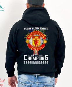 Glory Glory Manchester United FA Cup 2023 2024 Champions shirt