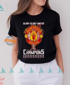 Glory Glory United Manchester United FA Cup 2023 2024 Champions T Shirt