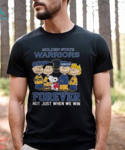 Golden State Warriors Pacers Snoopy Basketball Fan Forever Not Just When We Win 2024 Shirt