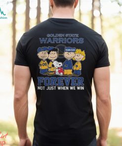Golden State Warriors Pacers Snoopy Basketball Fan Forever Not Just When We Win 2024 Shirt