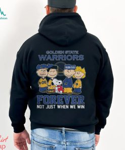 Golden State Warriors Pacers Snoopy Basketball Fan Forever Not Just When We Win 2024 Shirt