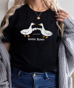 Goose Bumps Meme Animal Silly Goose Vintage Women T Shirt