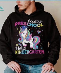 Graduation 2024 Goodbye Preschool Hello Kindergarten Unicorn T Shirt