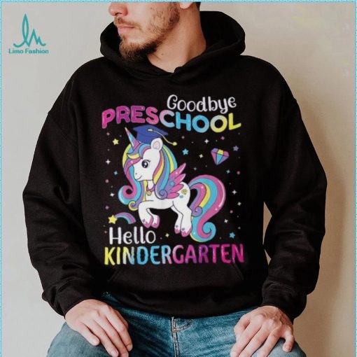 Graduation 2024 Goodbye Preschool Hello Kindergarten Unicorn T Shirt