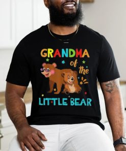 Grandma Of Little Bear Birthday Family Shirts Matching Shirt