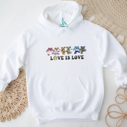 Grateful Dead Bears Dancing Pride Love Is Love shirt