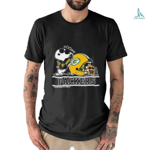 Green Bay Packers Snoopy Football Captain Peanuts Team T Shirt