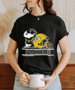 Green Bay Packers Snoopy Football Captain Peanuts Team T Shirt