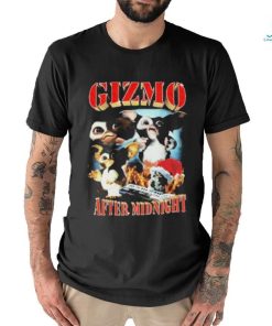 Gremlins black gizmo after midnight graphic 2024 shirt