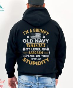 Grumpy Old Veteran Patriotic Funny Military Veteran USA T Shirt