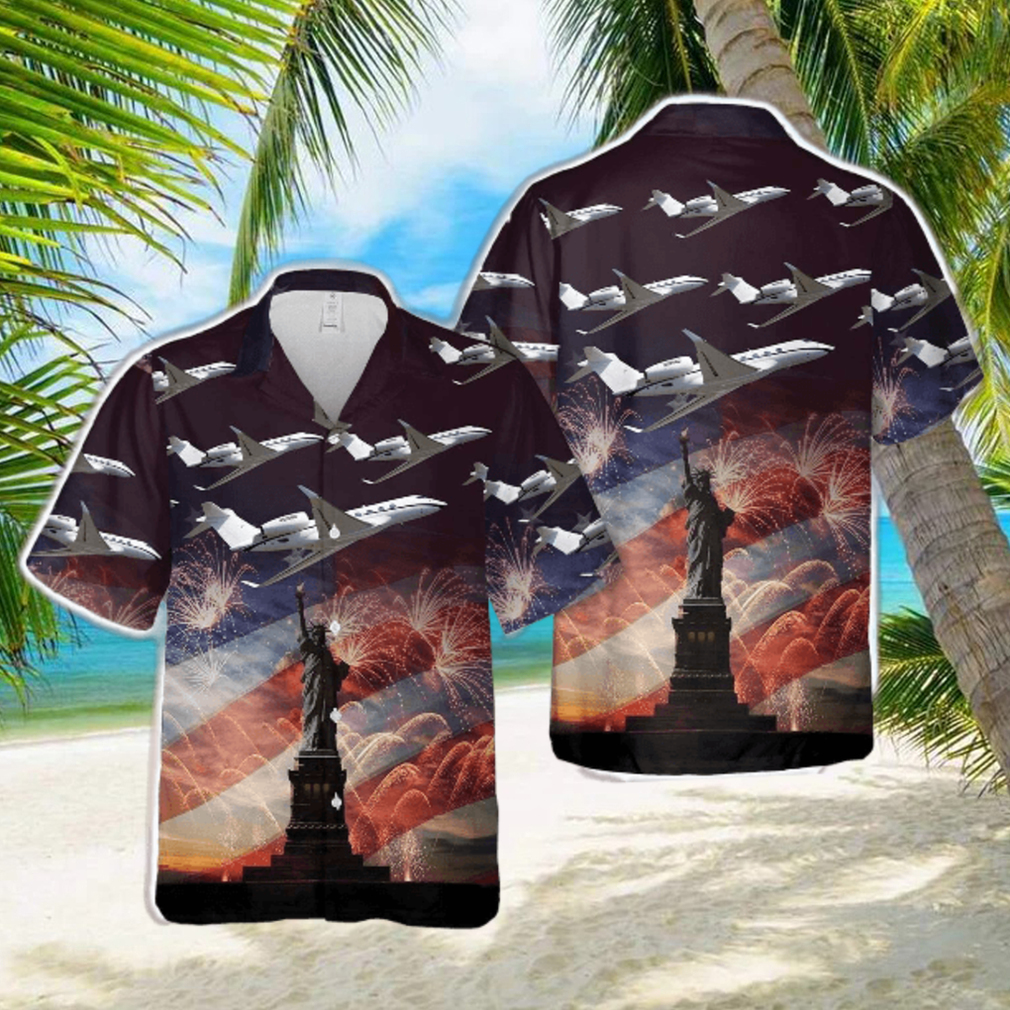 Gulfstream G500 4th Of July Hawaiian Shirt Gulfstream G500 4th Of July Hawaiian Shirt
