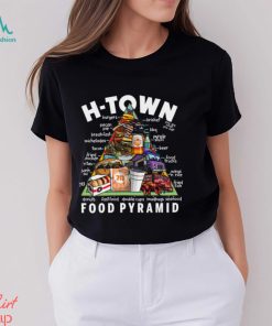 H Town Food Pyramid Tee Shirt