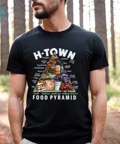 H Town Food Pyramid Tee Shirt