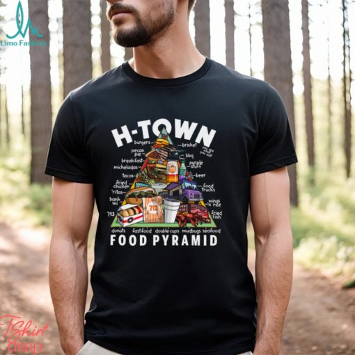 H Town Food Pyramid Tee Shirt