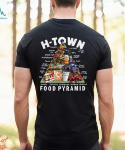 H Town Food Pyramid Tee Shirt