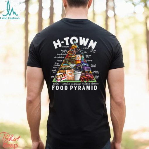 H Town Food Pyramid Tee Shirt