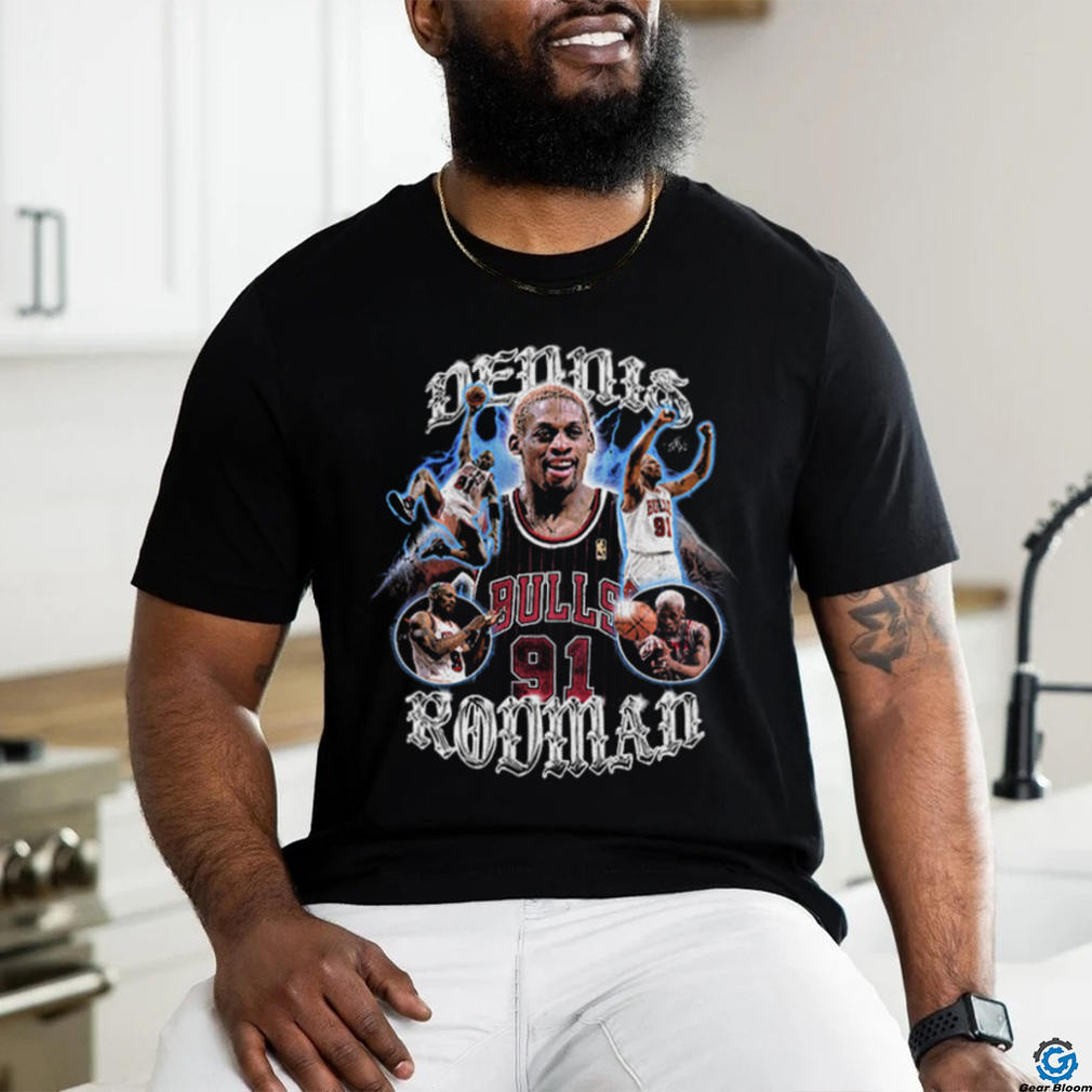 Happy Birtday Dennis Rodman The King Of Rebouding And The Graphic Tee Chicago Bulls NBA T Shirt