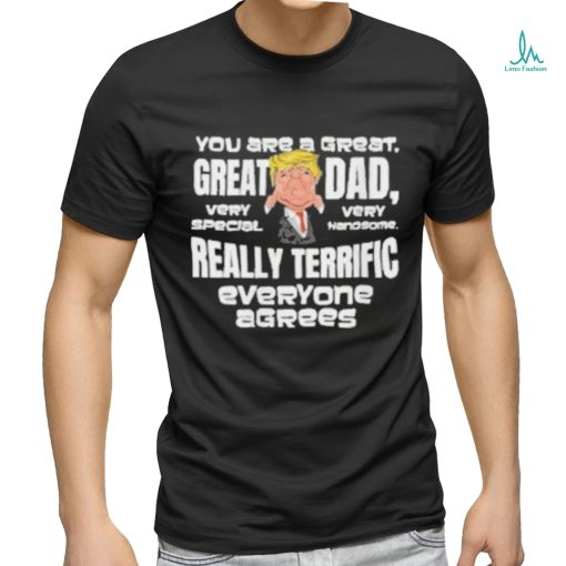 Happy Birthday Republican Dad Donald Trump T Shirt