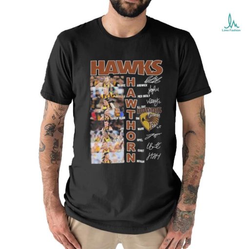 Hawthorn Hawks Team Players 2024 Signatures Shirt