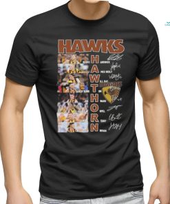 Hawthorn Hawks Team Players 2024 Signatures Shirt