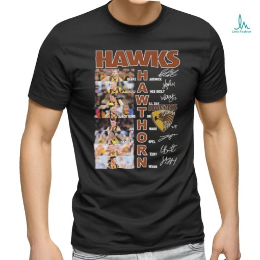 Hawthorn Hawks Team Players 2024 Signatures Shirt