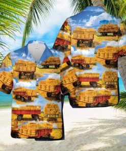 Hay Wagon Hawaiian Shirt