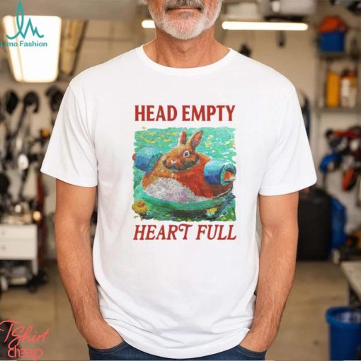 Head Empty Heart Full Bunny T Shirt