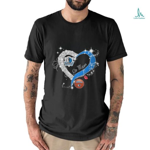 Heart Dallas Mavericks Basketball Go Mavericks 2024 Shirt