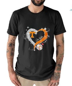 Heart Tennessee Volunteers Baseball Go Vols Shirt