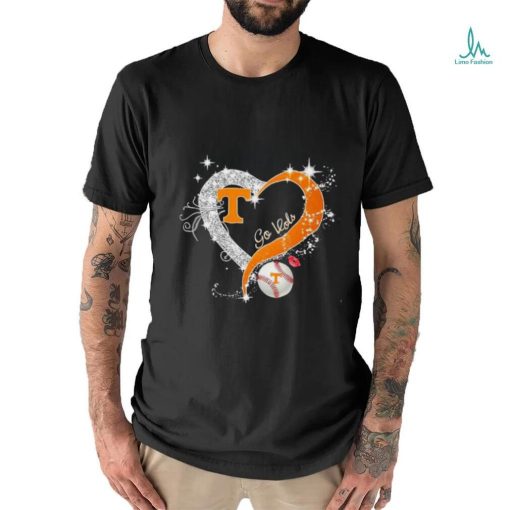 Heart Tennessee Volunteers Baseball Go Vols Shirt