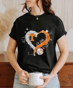 Heart Tennessee Volunteers Baseball Go Vols Shirt