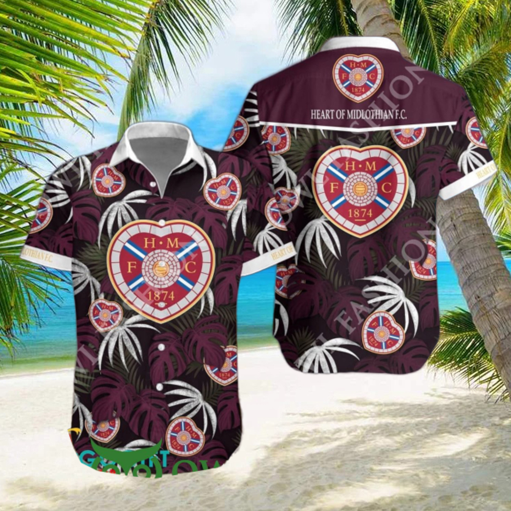 Heart of Midlothian F.C. SPFL Team Limited Hawaiian Shirt Heart of Midlothian F.C. SPFL Team Limited Hawaiian Shirt