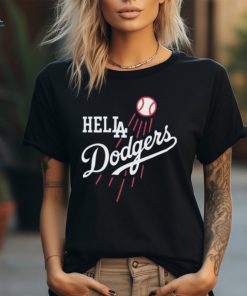 Hella Dodgers Ladies Boyfriend Shirt