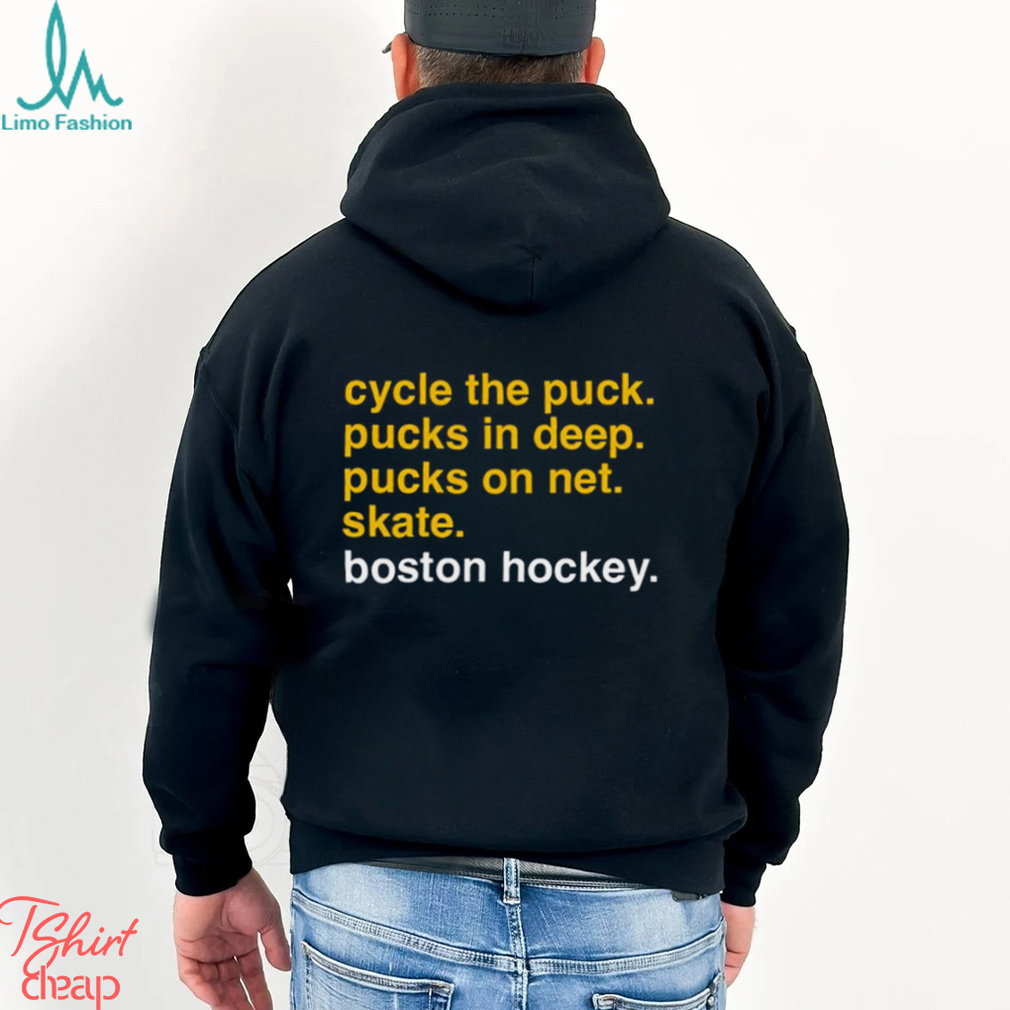 Hockey Checklist Cycle The Puck Pucks In Deep Pucks On Net Skate Boston Hockey Shirt Hockey Checklist Cycle The Puck Pucks In Deep Pucks On Net Skate Boston Hockey Shirt