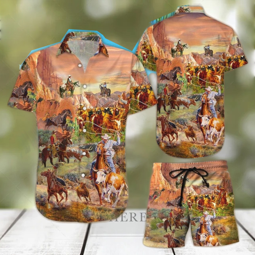 Horse Print Shirt Cowboy Love Life Hawaiian Shirt Horse Print Shirt Cowboy Love Life Hawaiian Shirt